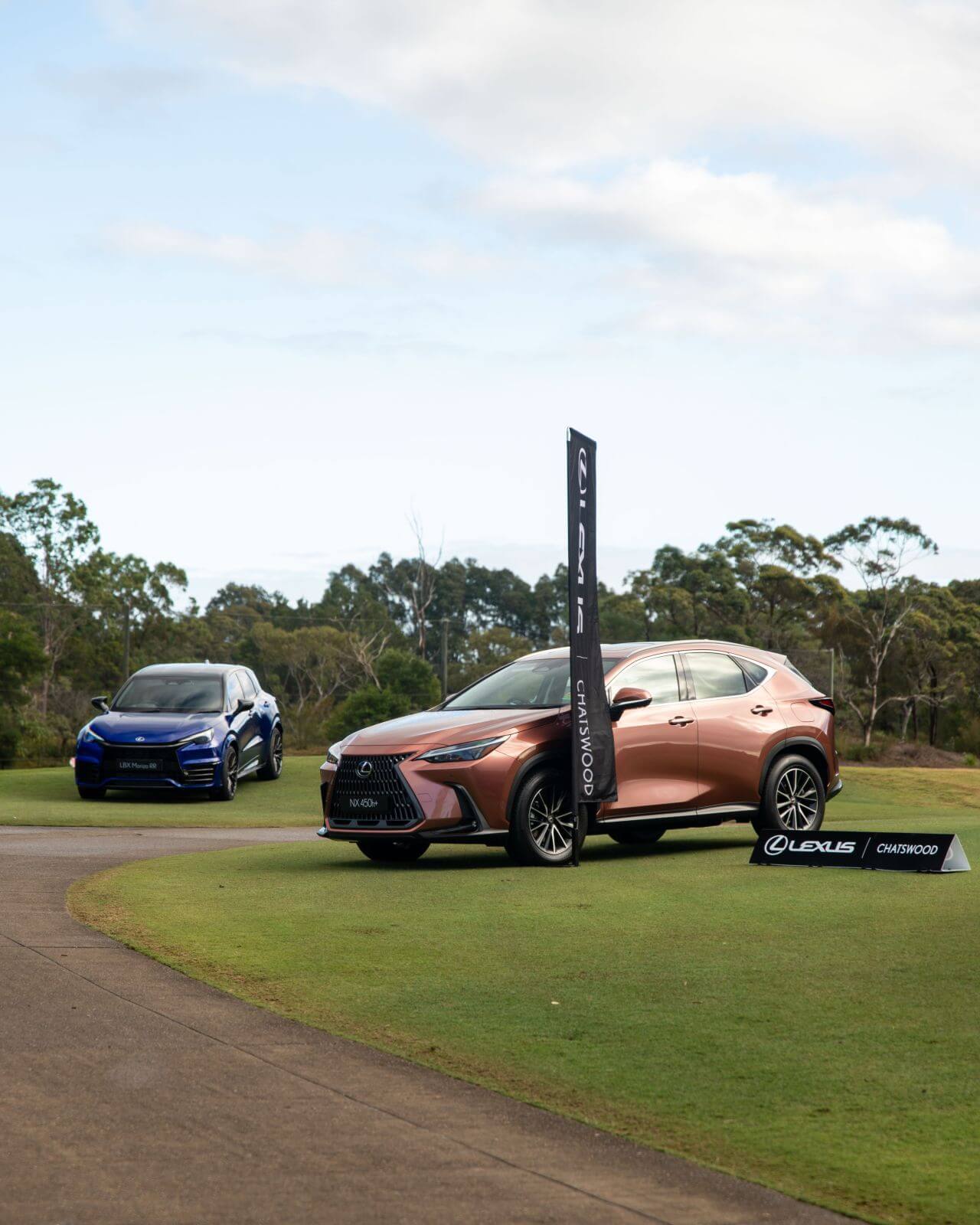Lexus Vehicles at Lexus of Chatswood Golf Day event
