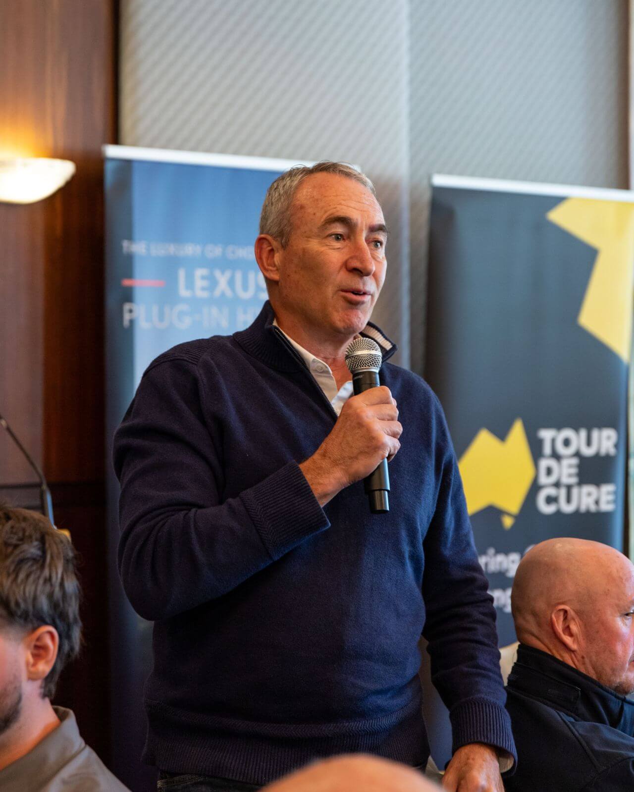 Mark Beretta presents the Tour De Cure for Lexus of Chatswood