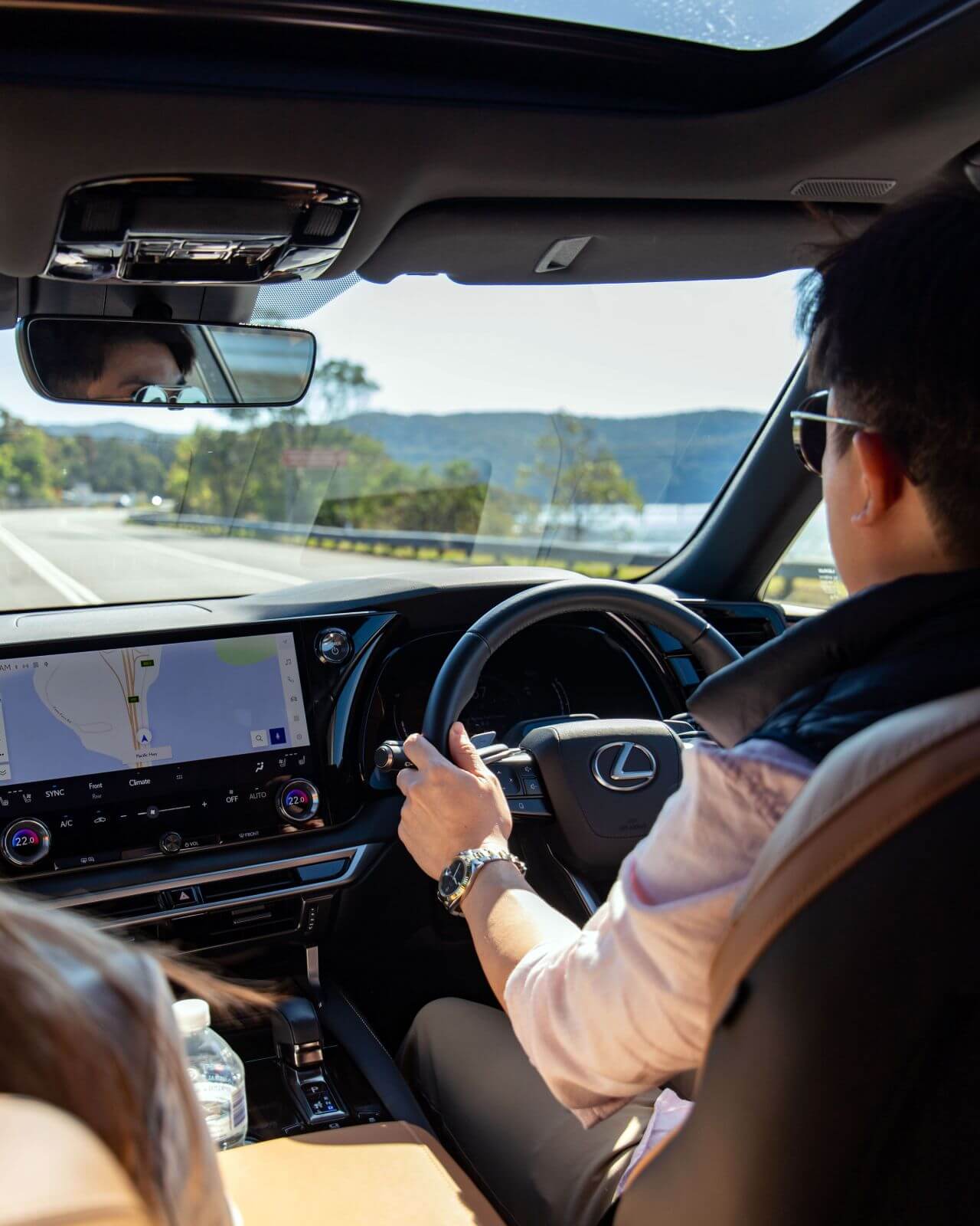 Lexus of Chatswood Drive the Range event: driving along the coast