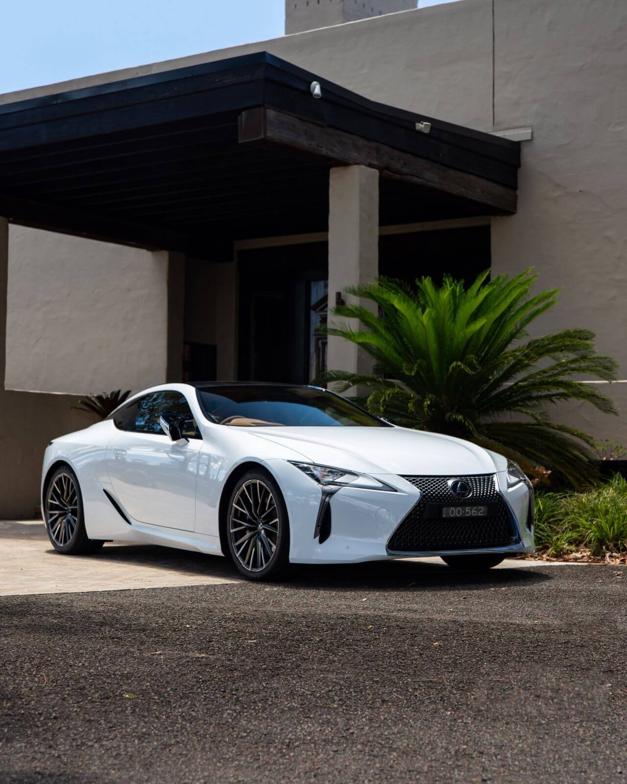 Lexus LC white