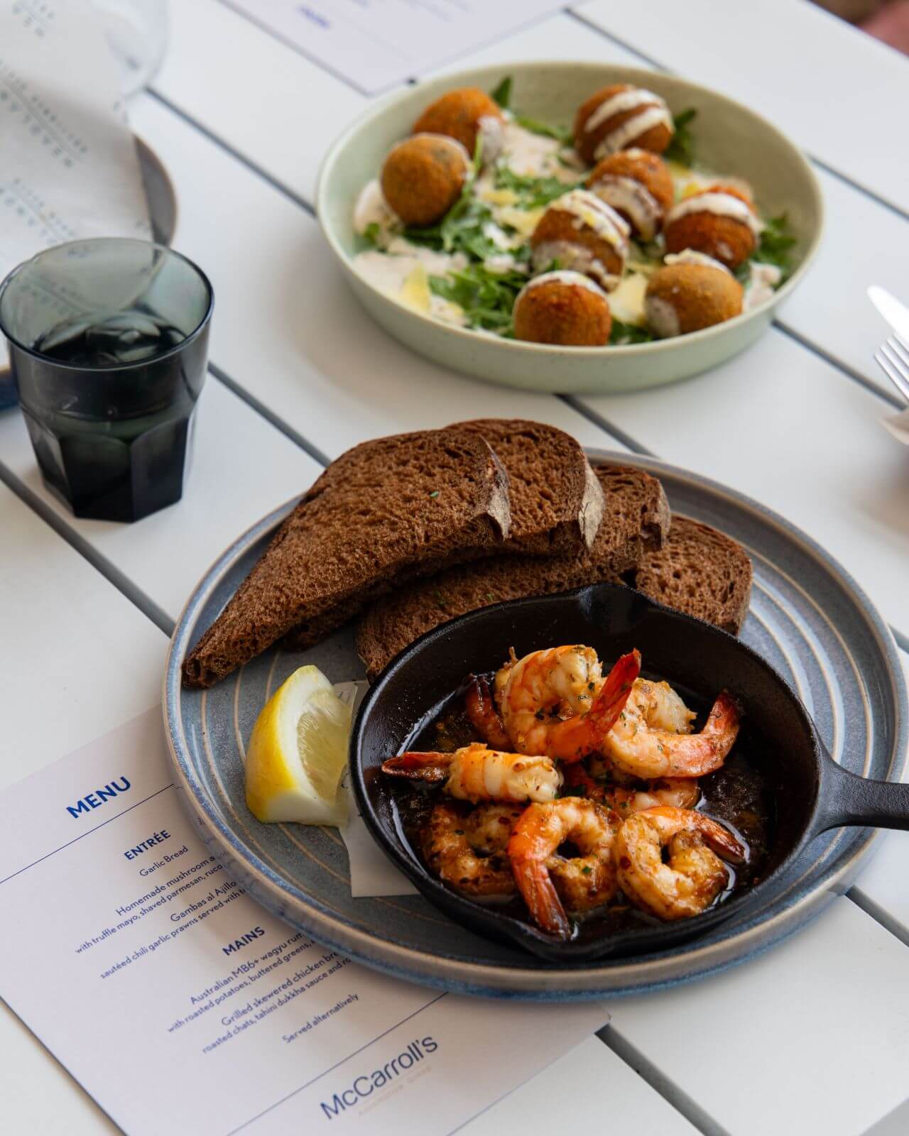 Lexus of Chatswood Drive Day : two plates with lunch options