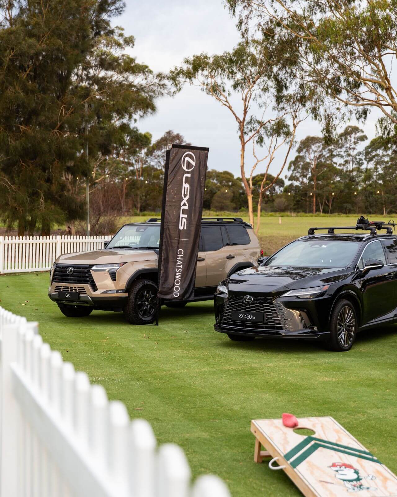 Lexus GX RX at the Twilight Par 3 Lexus of Chatswood event