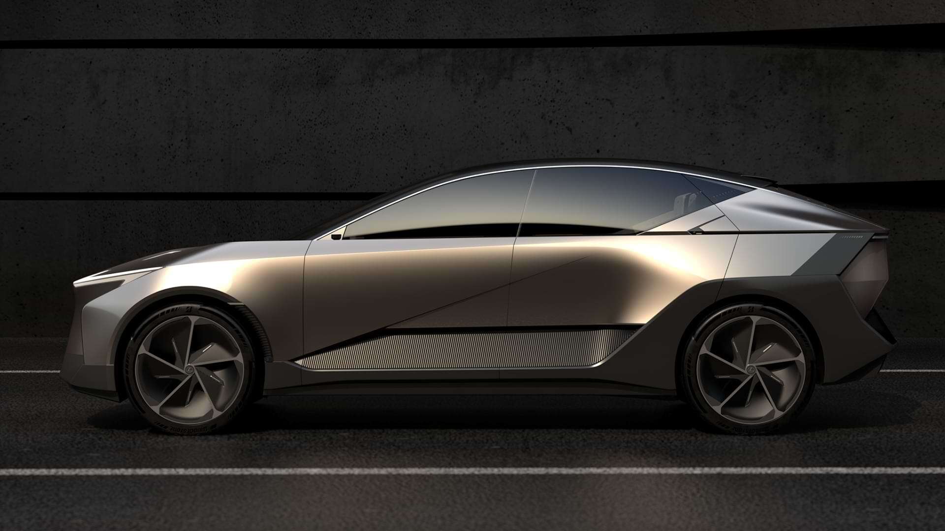 Side view of a car.